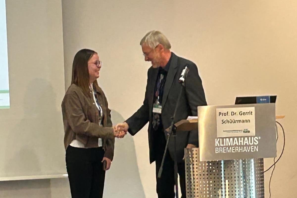 Lena Brandl bei der Preisverleihung