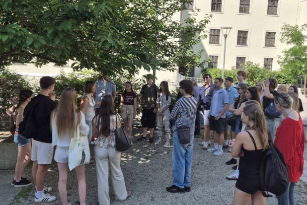 Schülergruppe in Passau