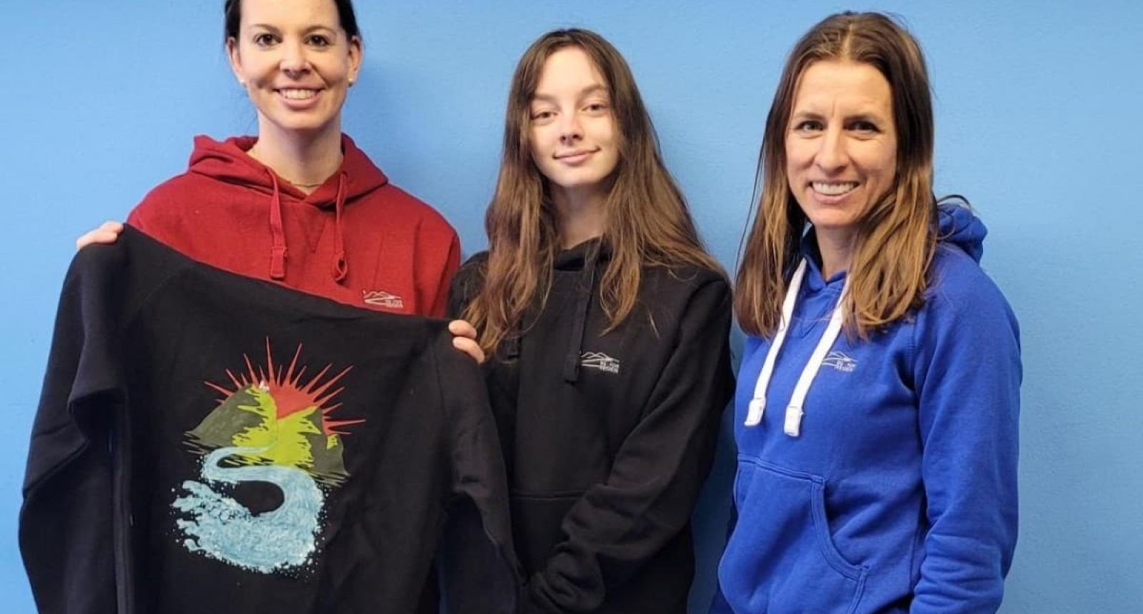 Frau Bauer, Frau Lermer und die Schülerin Vivien Gaschler