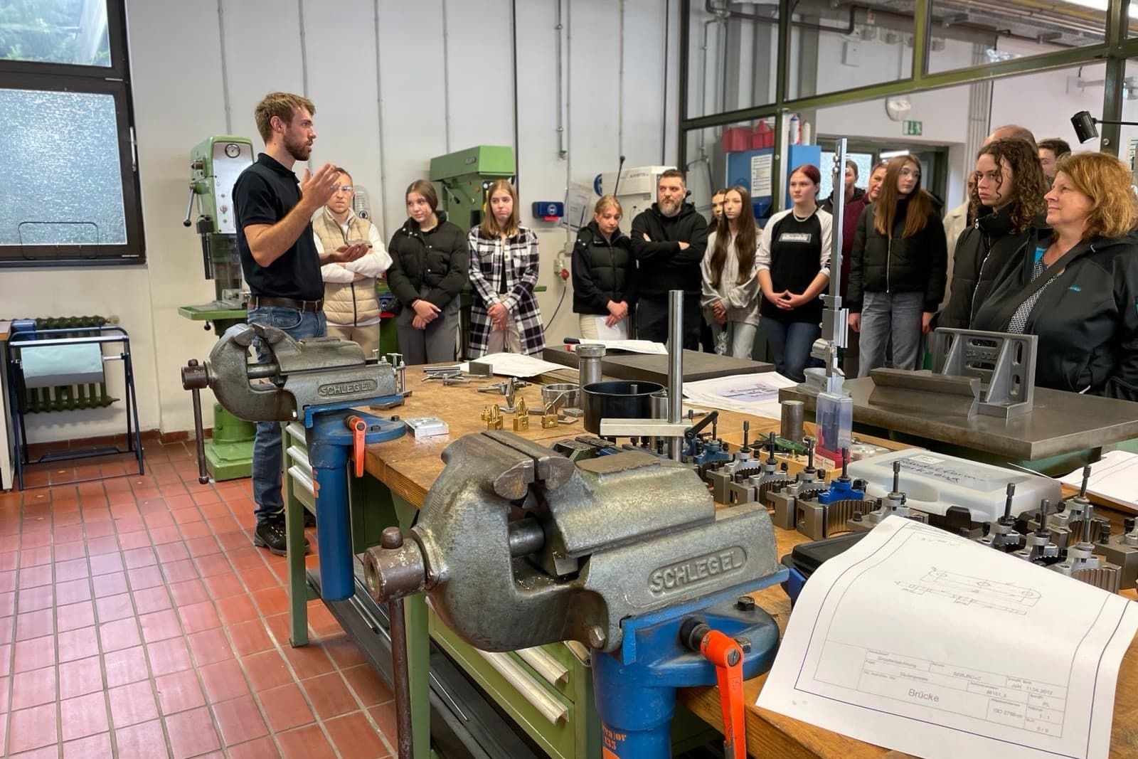 Vortrag in der Metallwerkstatt